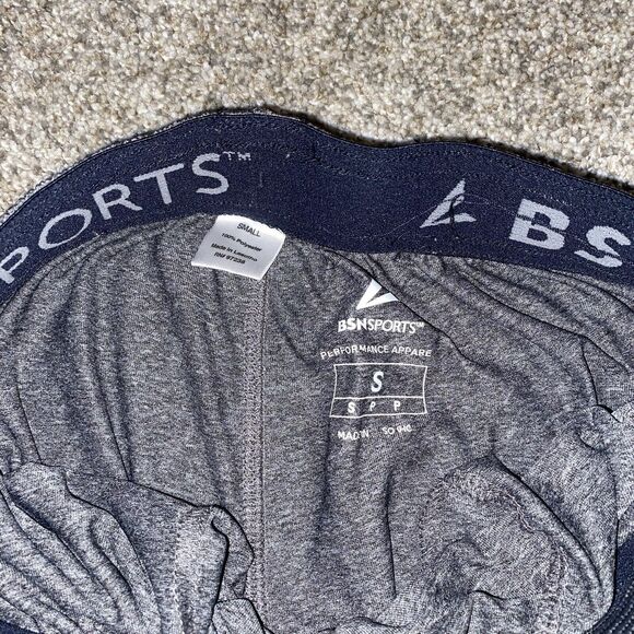 BSN Sports Gray Shorts Men's Small Logo Pre-Owned - Picture 5 of 7